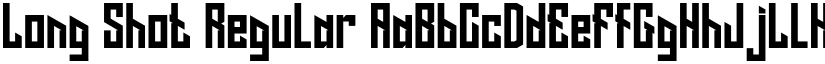 Long Shot Regular font