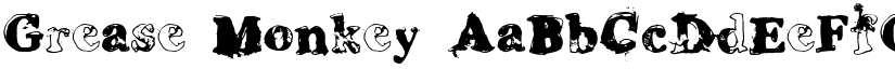 Grease Monkey font download