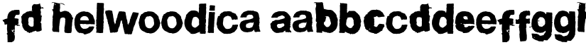 FD Helwoodica font download