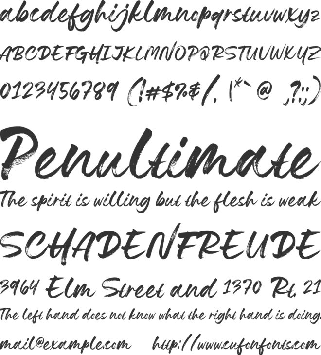 Lovely Boys font preview