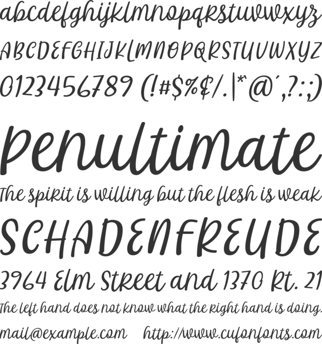 Khalifa font preview