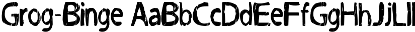 Grog-Binge font