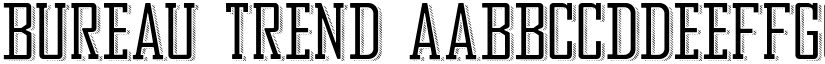 Bureau Trend font