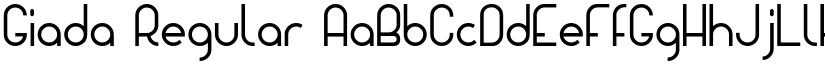 Giada Regular font