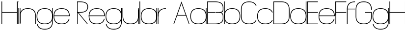Hinge font download