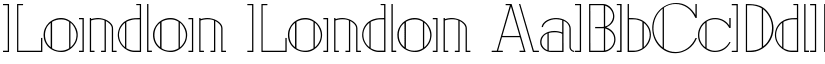 London London font