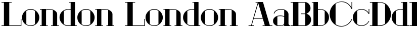 London London font