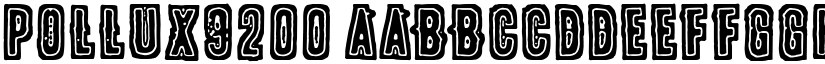 POLLUX9200 font