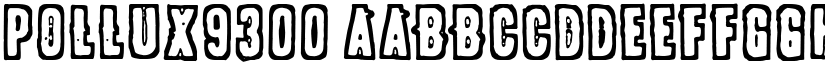 POLLUX9300 font