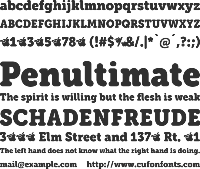 eacologica round slab font preview