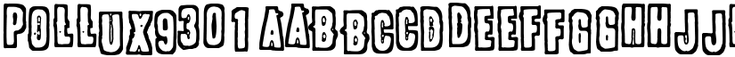 POLLUX9301 font
