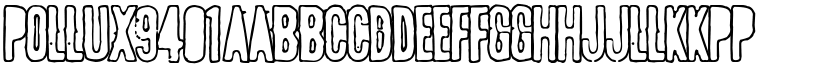 POLLUX9401 font