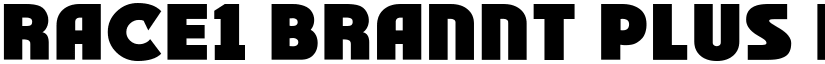 RACE1 Brannt Plus NCV Regular font
