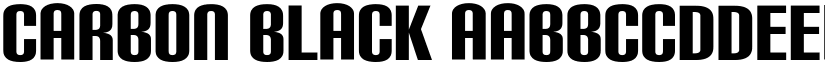Carbon Black font