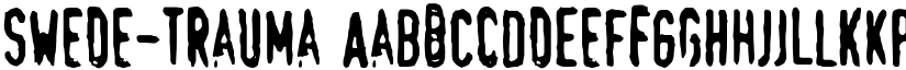 Swede-Trauma font