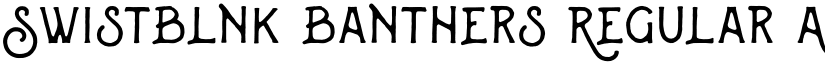 Swistblnk Banthers Regular font