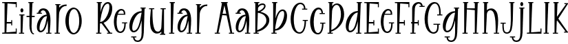 Eitaro Regular font