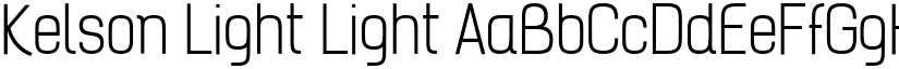 Kelson Light Light font