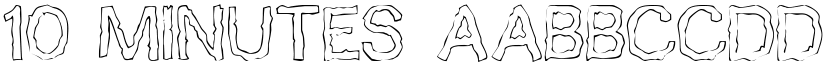 10 Minutes font download