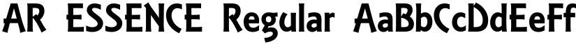 AR ESSENCE Regular font