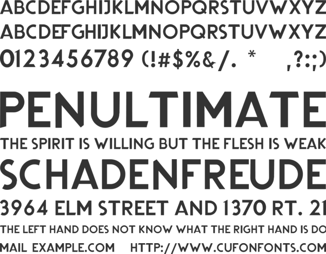 Jaden font preview