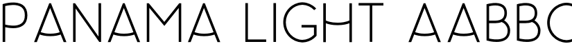 Panama Light font