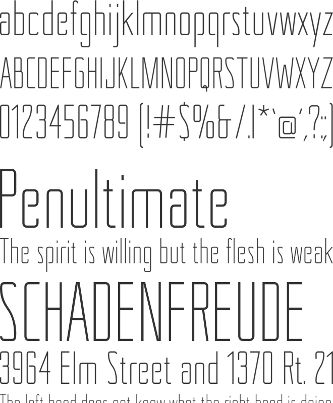Shket font preview