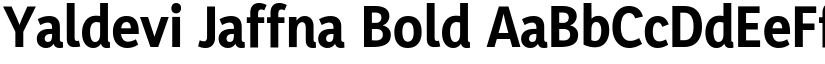 Yaldevi Jaffna Bold font