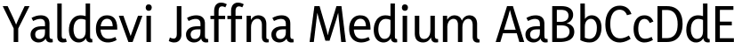Yaldevi Jaffna Medium font