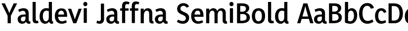 Yaldevi Jaffna SemiBold font