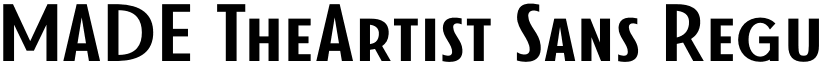 MADE TheArtist Sans Regular font