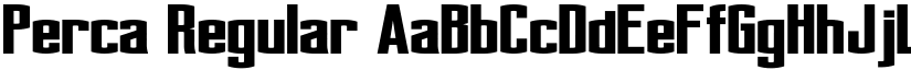 Perca Regular font