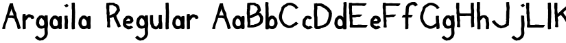 Argaila Regular font