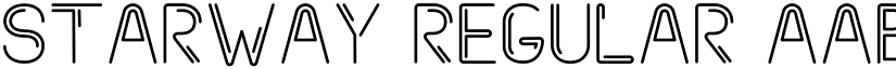 Starway Regular font