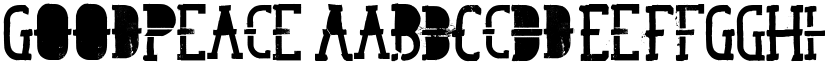 GoodPeace font