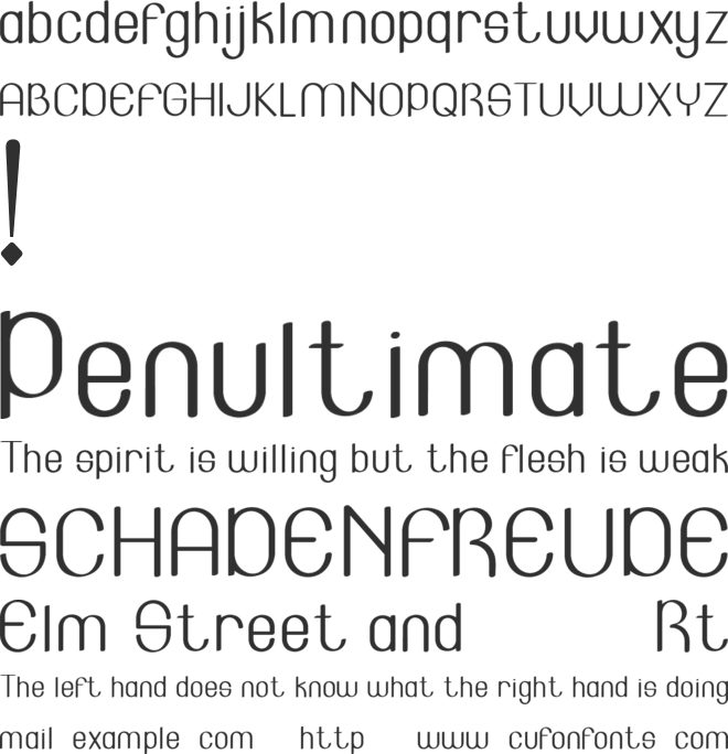 Lincoln - font preview