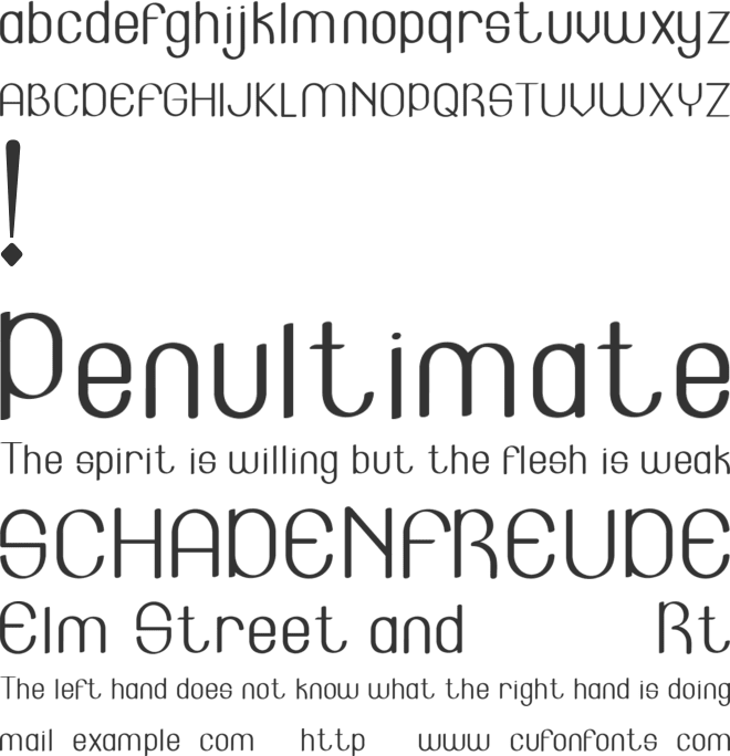 Lincoln - font preview