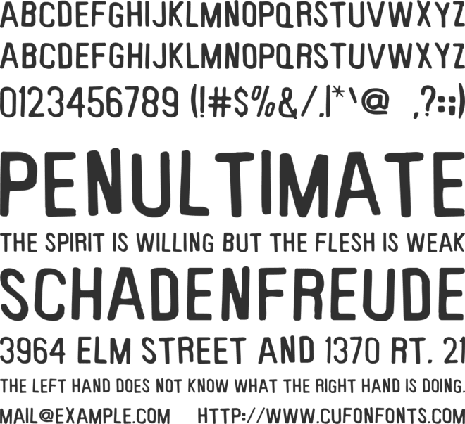 Keyboard Plaque font preview