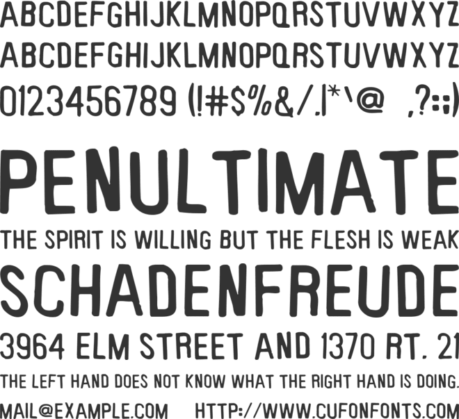 Keyboard Plaque font preview