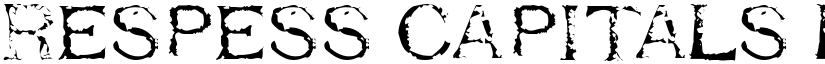 Respess Capitals Light font