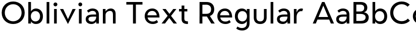 Oblivian Text Regular font