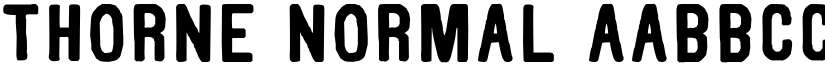 Thorne Normal font