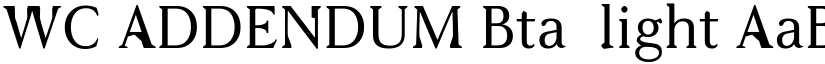 WC ADDENDUM Bta  light font
