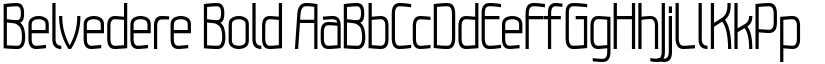 Belvedere Bold font
