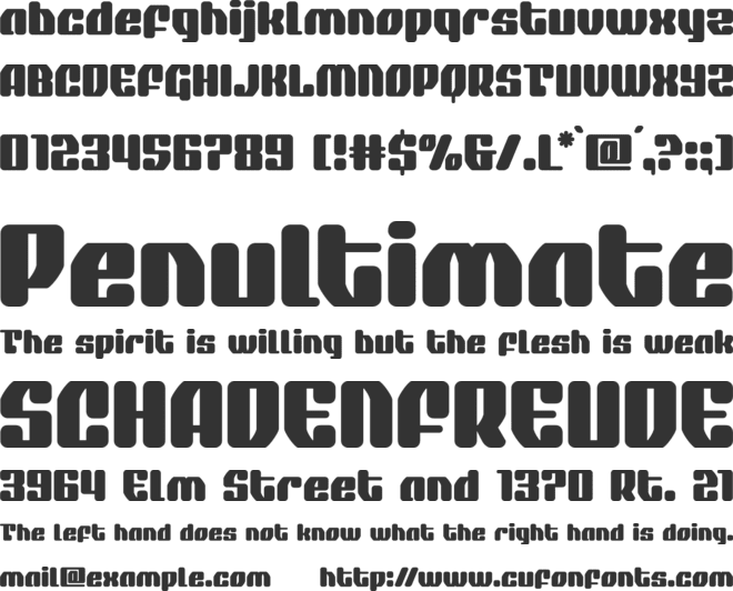 Quasar Pacer font preview