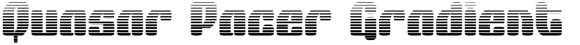 Quasar Pacer Gradient Regular font