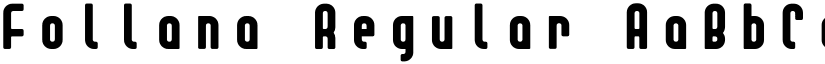 Follana Regular font