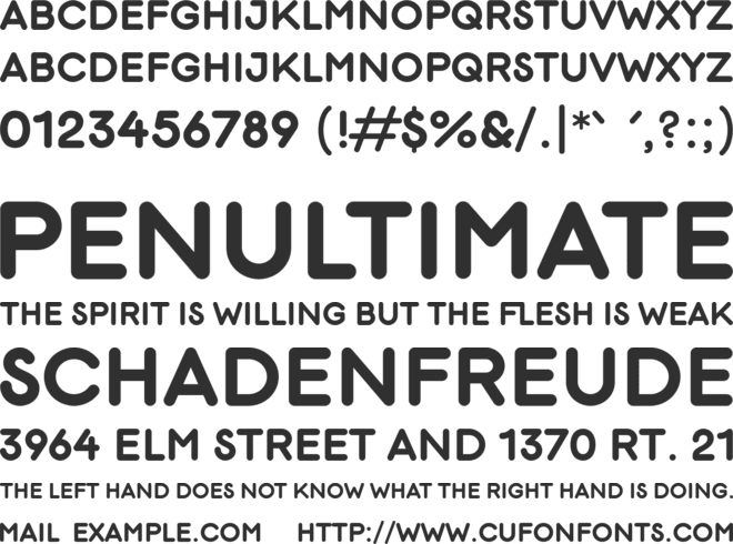 HK Super Round font preview