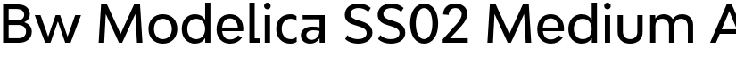 Bw Modelica SS02 Medium font