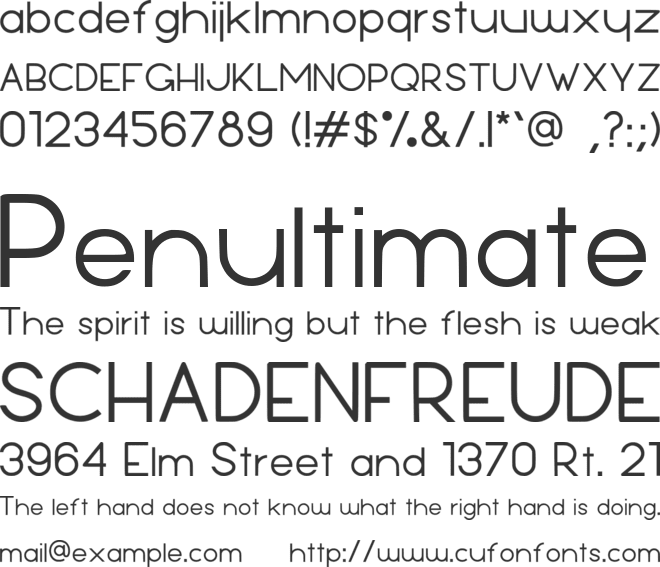 Luam font preview